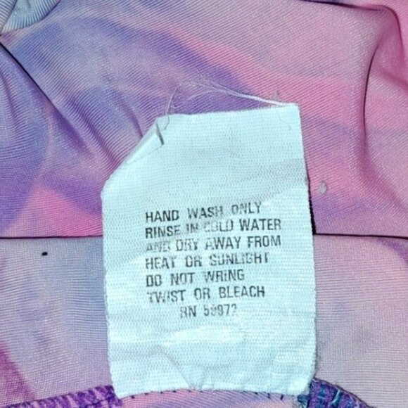 ARUBA Women's Pink Blue Size 8 Strapless One piece Swimsuit - Picture 5 of 5